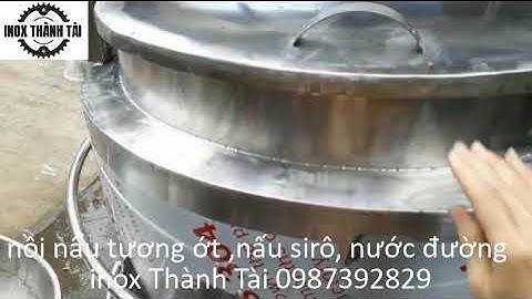 Nồi nấu gia nhiệt cánh khuấy, nồi nấu tương ớt 400l, nồi cô đặc thực phẩm
