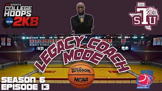 College Hoops 2K8 Legacy Coach Mode S6:E13 at Alabama St (ASU)