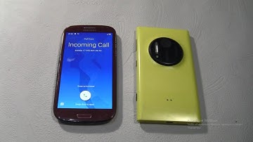 Ringing Alarms+Incoming call at the Same Time Samsung Galaxy S3 Red Android 11+1020 Yellow