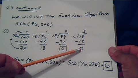 1350  Ch  4  Finding the GCD and LCM for Three Numbers