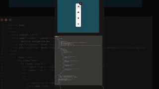 Vertical Navigation baar html using in css #html #css #shorts