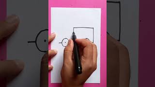 loading truck drawing | beginners level #learn #satisfying #drawingforbeginners #shorts
