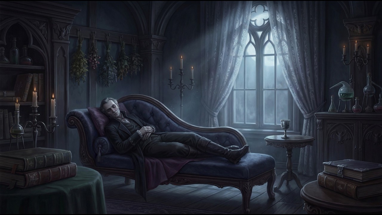 Sleep with Emiel Regis Rohellec Terzieff-Godefroy | The Witcher Vampire Night Ambience (2 Hours)