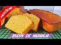 BUDÍN DE NARANJA - Facilísimo, económico y rápido!