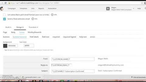 Mailchimp #2 Getting sign up form URL