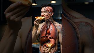 🍕 Digesting Pizza Inside the Human Body | Cinematic 3D Anatomy Short