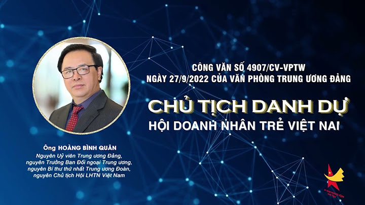 Hoàng bình quân bí thư thứ nhất trung ương đoàn năm 2024