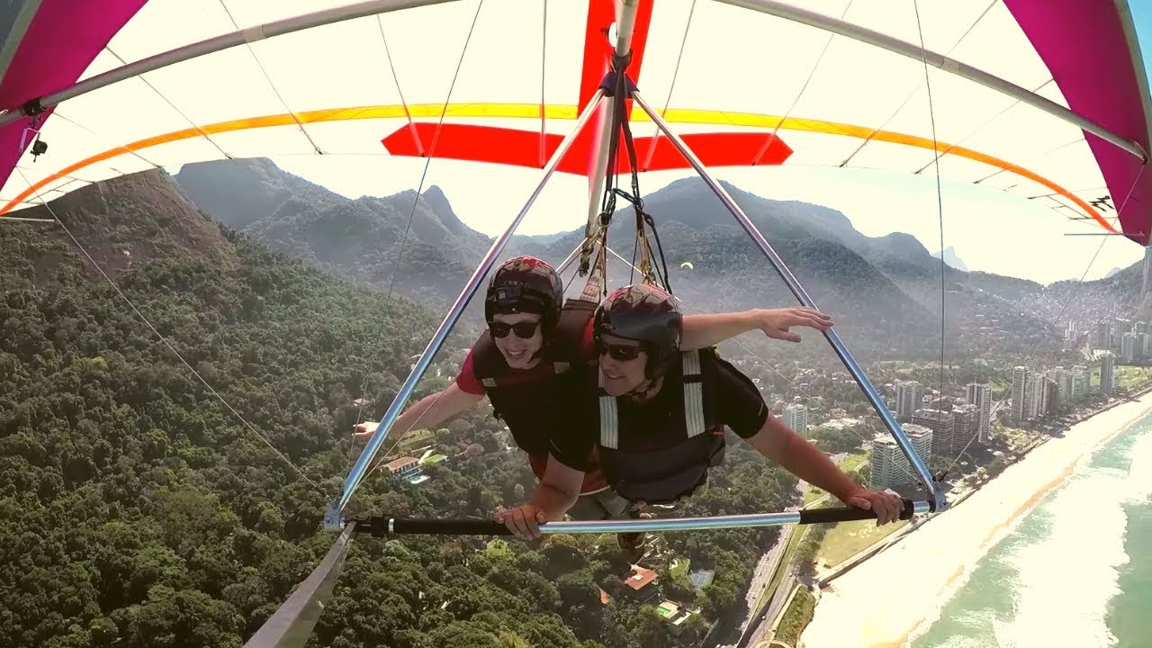 I went HANG GLIDING in RIO DE JANEIRO - amazing adventure!