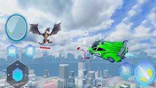 Flying Police Helicopter Car Transform Robot Games 2021 - Gameplay Walkthrough Part 1 (Android, iOS) screenshot 4