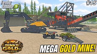 $1,000,000 UPGRADE DOUBLES OUR GOLD PRODUCTION ON THE MEGA GOLD MINE?! | Yukon Valley 16X | FS25 #15