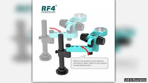 RF4 Microscope Stand Design Screwdriver Hole Position Convenient Placement Operation At Any 360 Rot