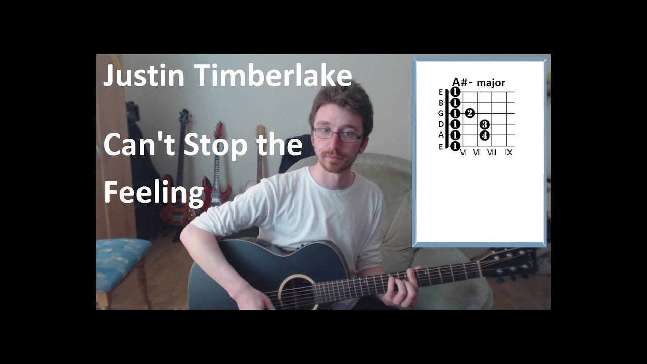 Cant Stop The Feeling Justin Timberlake How To Play Basic Guitar