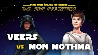 3v3 - Veers Troopers vs Mon Mothma | SWGOH GAC IT vs MM Counter