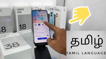 How to Change Icon size in OPPO A38 in Tamil |How to Change icon Size in OPPO A18