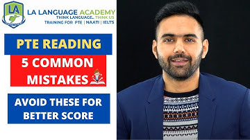 PTE Reading 5 Common Mistakes | Avoid these to Boost your score | Tips, Tricks & Strategies