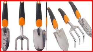 Fiskars 384490-1001 Ergo Garden Tool Set, Regular Package, Black/Orange