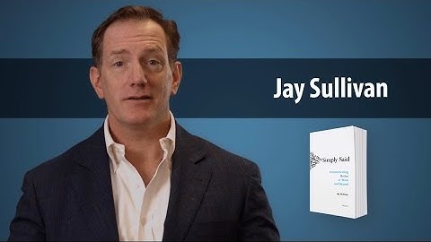 Trailer: Simply Said by Jay Sullivan