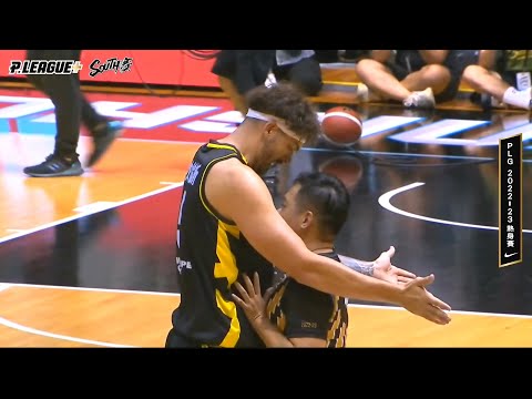 【P. LEAGUE+ SOUTH賽】2022-10-9  新北國王 VS 台北富邦勇士 - 阿牧情緒控制不住，被吹了技術犯規