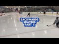 Backwards skating  part ii  mini series power skating for hockey