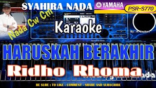 HARUSKAH BERAKHIR KARAOKE YAMAHA PSR S770 NADA CW