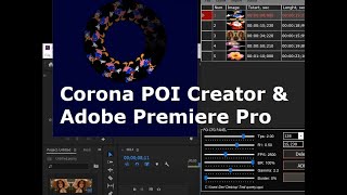 Corona POI Creator &amp; Adobe Premiere Pro