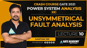 PSA#10 | Unsymmetrical Fault Analysis | Free Crash Course for GATE 2021 by Santan Sir