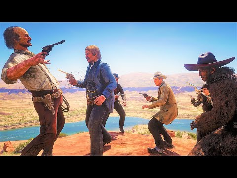 RED DEAD REDEMPTION 2 NPC Wars 26 (Gunslingers Deathmatch)