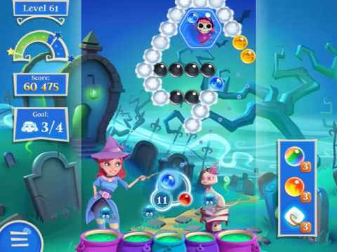 Моё прохождение Bubble Witch Saga 2, уровни 61-67 - как есть без купюр и бустеров