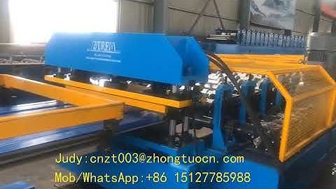 High speed roofing sheet roll forming machine