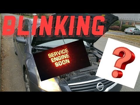 Blinking Service Engine Soon Light