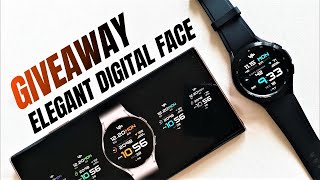 Giveaway - watch face for WEAR OS watches - Samsung galaxy watch 4 & Watch 4 Classic screenshot 4