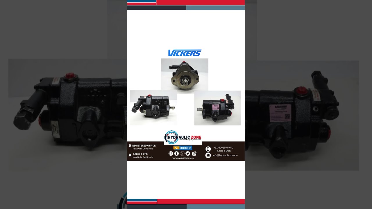 Vickers PVQ Series Variable Displacement Piston Pumps 02 341576 PVQ10 A2R SE1S 20 C21 12 X5 110 00