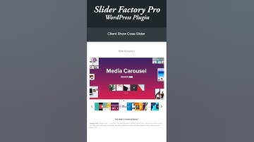 Client Show Case Slider by using Slider Factory Pro WordPress Plugin | Wpfrank Slider Plugin #Shorts