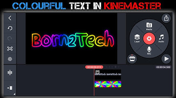 colourful text in kinemaster | kinemaster video editing lyrics colors | overlay effect