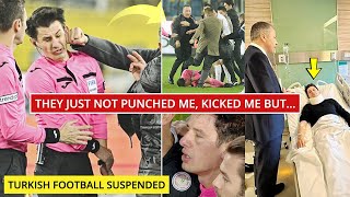 🎥Full Incident! Turkish Referee Halil Umut Meler Punched By Club President Faruk Koca😡