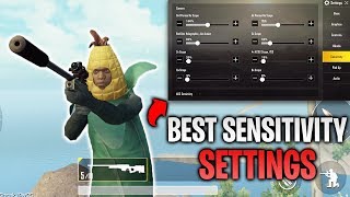 PUBG MOBILE BEST SENSITIVITY SETTINGS & CONTROLS  | IMPROVE YOUR AIM!