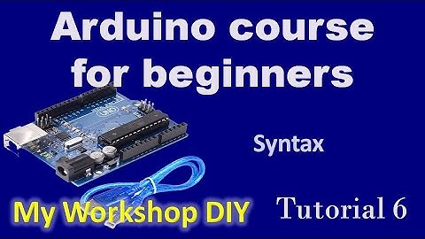 Arduino programming "syntax"