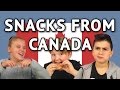 German kids try snacks from canada and poutine