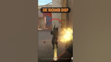 CS2: 3k Bomb Def #cs2 #csgo