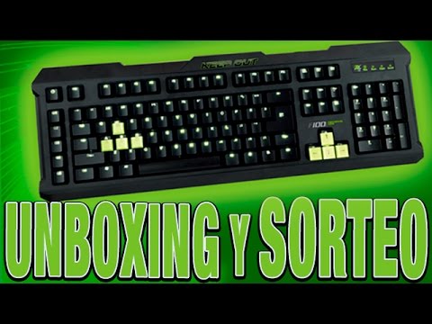 UNBOXING Y SORTEO TECLADO F100 #keepOutGaming videojuegos ps4