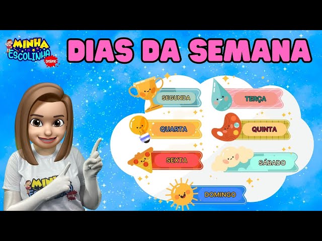 Dias da Semana G2 - Educação Infantil - Videos Educativos - Atividades para Crianças