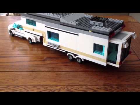 Lego fifth wheel camper and truck