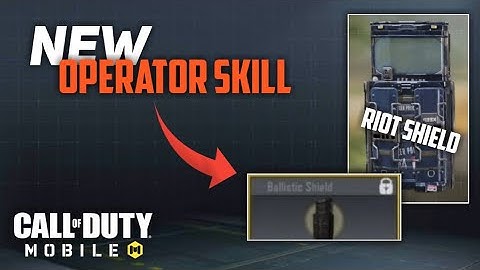 NEW OPERATOR SKILL "BALLISTIC SHIELD" IN CALL OF DUTY MOBILE IN HINDI || RIOT SHIELD IN COD MOBILE