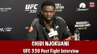 Chidi Njokuani speaks on scales issue, crowd booing & win at UFC 330 with crowd