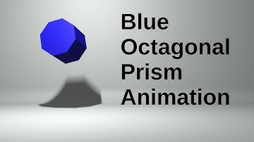 Octagonal prism animation with music - CGI