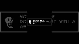 papyrus says the b word #shorts #undertale #voiceover #incorrectquote #meme