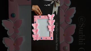 Beautiful photo frame craft idea/ New style #viral #diy #ytshorts #photoframe