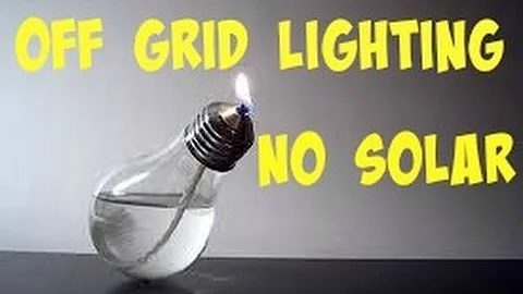 OFF GRID LIGHTING WITH NO SOLAR