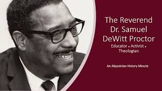 Celebrating Dr. Samuel DeWitt Proctor's 100th Birthday