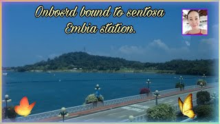 On board bound to sentosa embia station singapore #myvlog #youtubevideo #fyp #amazing #beautifulview